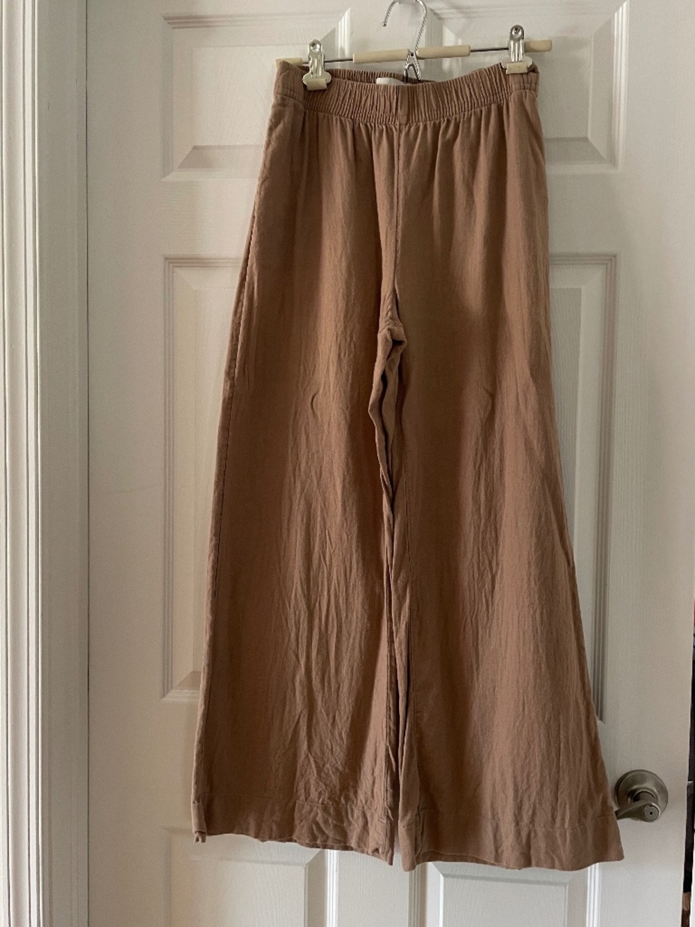 Abercrombie & Fitch linen blend wide leg pants. Size S